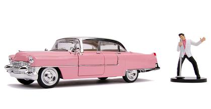 Cadillac Fleetwood 1955 &quot;Pink Cadillac&quot; with Elvis Figure