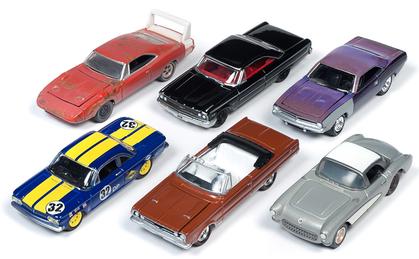 Ensemble 1/64 Johnny Lightning Muscle Cars 2019 Release 2A