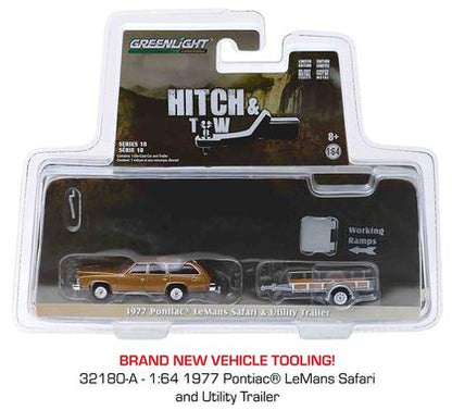 1977 Pontiac LeMans Safari with Utility Trailer &quot;Hitch and Tow Series 18&quot;