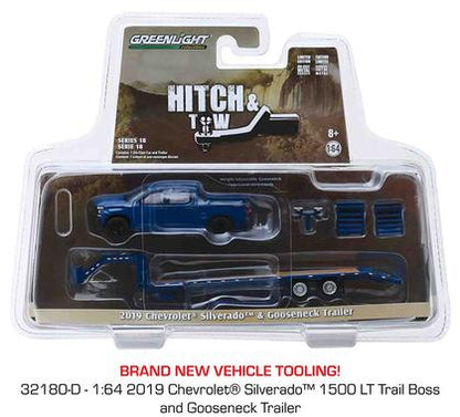 2019 Chevrolet Silverado 1500 LT Trail Boss with Gooseneck Trailer "Hitch and Tow Series 18" 