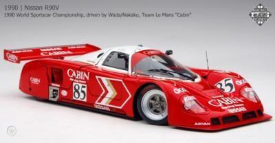 NISSAN R89C 1990 World Sportscar Championship, driven by Wada/Nakako, Team Le Mans "Cabin"91CV - Team Italiya - JSPC, driven by Wada/Okada