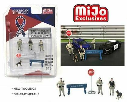 Set of 6 Figures Sheriff "Police"