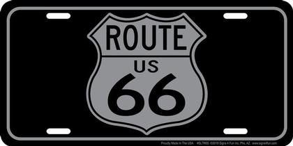 ROUTE 66 (TEXTE GRIS)