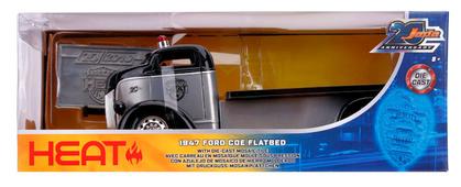 1947 Ford COE Flatbed Truck "Heat - Jada 20th Anniversary"