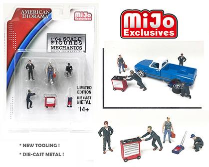1:64 Die-Cast Figures - Mechanics Set of 6