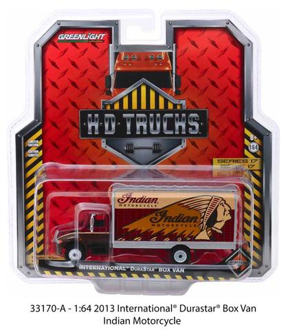 Indian Motorcycle - 2013 International Durastar Box Van "Heavy Duty Trucks Series 17"