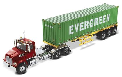 Western Star 4700 with Skeletal Trailer and 40&