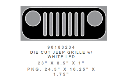 &quot;Jeep&quot; Lighted Wall Art