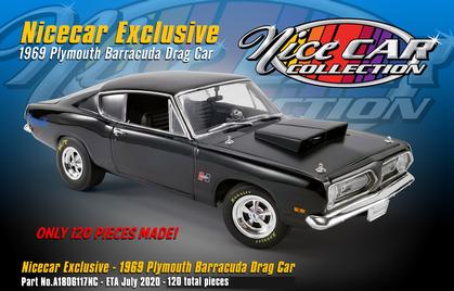 Plymouth Barracuda 1969 Drag Car *Nice Car Collection* 