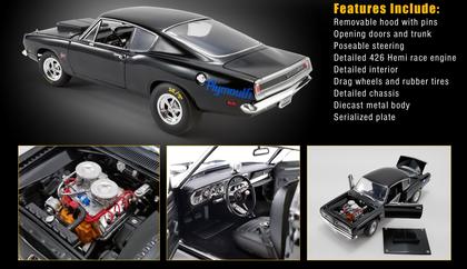 Plymouth Barracuda 1969 Drag Car *Nice Car Collection* 