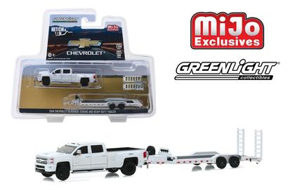Chevrolet Silverado 3500HD Dually 2018 w/ Flatbed Trailer