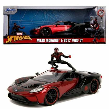 Ford GT 2017 "Marvel Spider-Man" with Miles Morales Figure