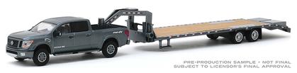 2018 Nissan Titan XD Pro-4X and Gooseneck Trailer Hitch and Tow Series 19