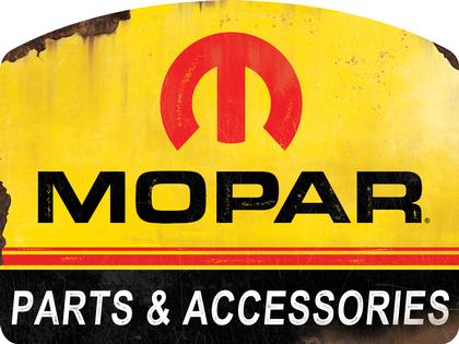 MOPAR ACCESSORIES EMBOSSED TIN SIGN