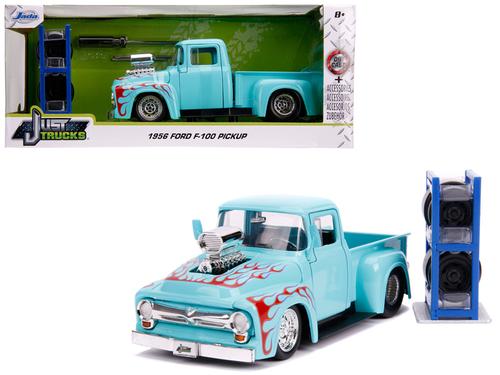 FORD F-100 PICKUP 1956 WITH EXTRA WHEELS