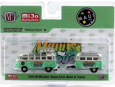 1959 Volkswagen Microbus Deluxe U.S.A. With Trailer