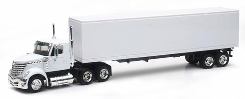 International Lonestar Long Hauler With Dry Van Trailer