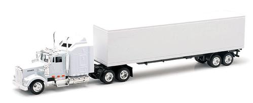 Kenworth W900 – Tracteur avec remorque fourgon (dry van) 1/43