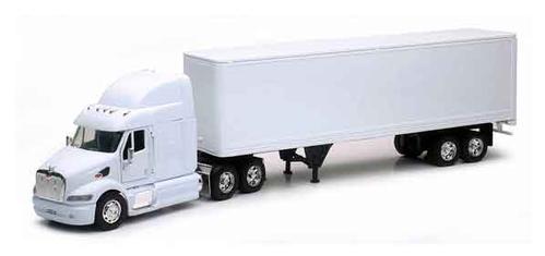 Peterbilt 387 Long Hauler With Dry Van Trailer