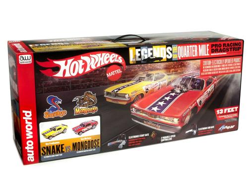 Hot Wheels Snake vs Mongoose Slot Car Drag Set