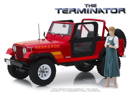 Jeep CJ-7 Renegade 1983 "Terminator" with Sarah Connor figure *see note