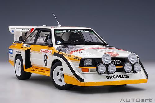 AUDI QUATTRO S1 RALLY MONTE CARLO 1986 H.MIKKOLA/A.HERTZ 