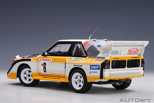 AUDI QUATTRO S1 RALLY MONTE CARLO 1986 H.MIKKOLA/A.HERTZ 