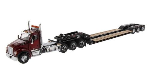 Kenworth T880 SFFA Day Cab Tridem Tractor with XL 120 Lowboy HDG Trailer