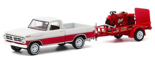 1972 Ford F-100 and Utility Trailer with 1920 Indian Scout Motorcycle "Hitch and Tow Series 20"