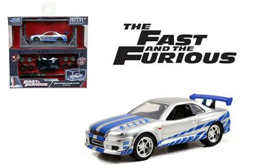 JADA 1:55 FAST &amp; FURIOUS BUILD N COLLECT NISSAN SKYLINE GT-R