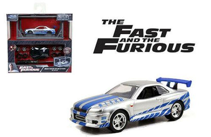 JADA 1:55 FAST &amp; FURIOUS BUILD N COLLECT NISSAN SKYLINE GT-R