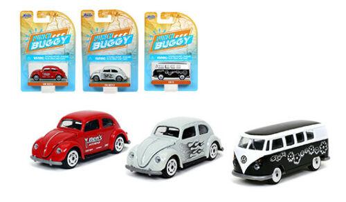 VOLKSWAGEN BEETLE BUS PUNCH BUGGY SLUG BUG WAVE 1 SET OF 3 2020 1/64