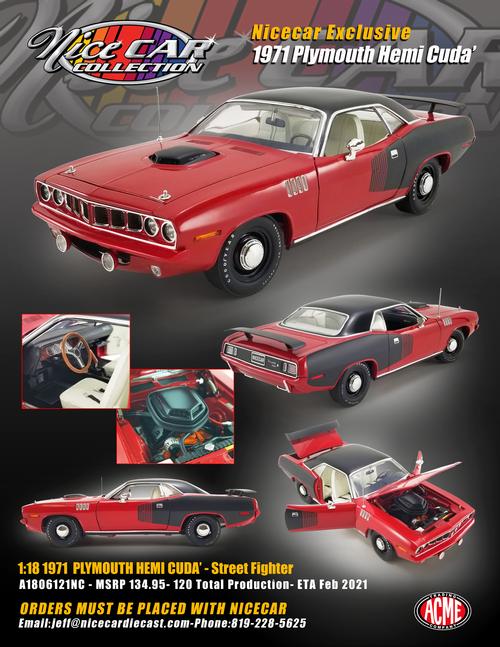 Plymouth Hemi Cuda 1971 "Nice Car Collection" 