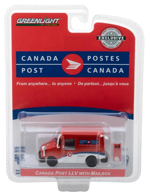 &quot;Canada Post&quot; Long-Life Postal Delivery Vehicle (LLV) with Mailbox