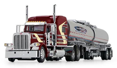 TIME D.C. PETERBILT MODEL 389 70" SLEEPER WITH BRENNER CHEMICAL TANK TRAILER