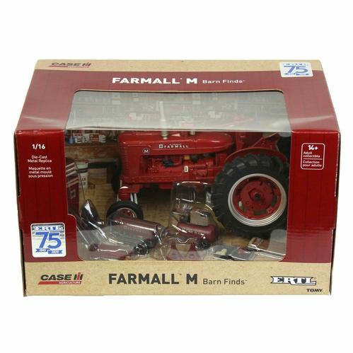 Farmall M "Dusty (sale) Tracteur" avec accessoires "75iem Anniversaire"