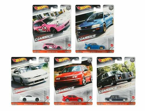 Hot Wheels 2020 CAR CULTURE MODERN CLASSICS CASE S SET OF 5 1/64 