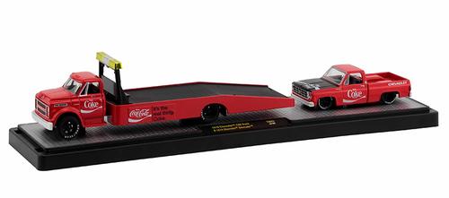 "Coca-Cola" 1970 Chevrolet C60 Ramp Truck with 1979 Chevrolet Silverado Pickup