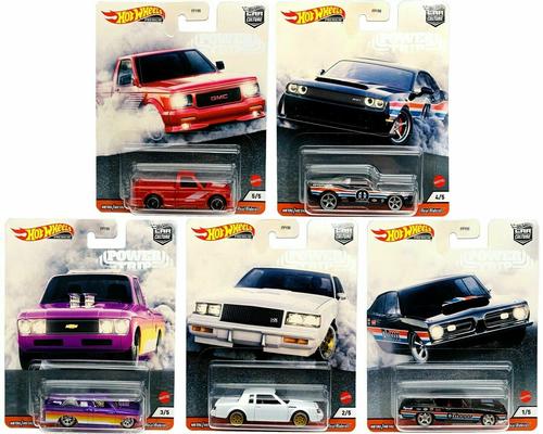 2020 HOT WHEELS 1:64 CAR CULTURE "T" POWER TRIP 1/64 SET