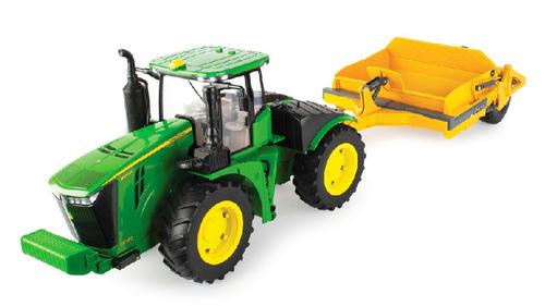 John Deere 9570R Tractor with Scraper