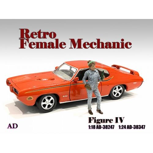 Figurine 1:18 Retro Female Mechanic - IV