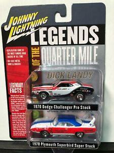 Johnny Lightning Legends Of The Quarter Mile 2-Pack LANDY/Sox&amp;martin