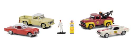 Shell Oil Service Center - Multi-Car Dioramas 1/64
