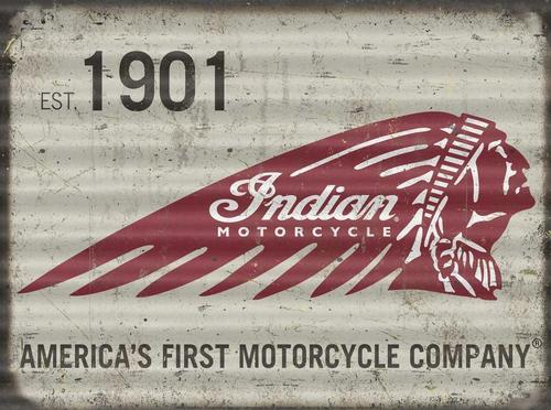 Indian Motorcycles 16X24 POUCES