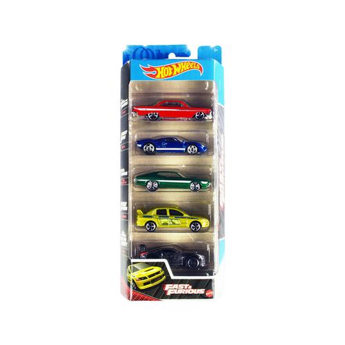 Ensemble 2020 Hot Wheels 1/64 Fast and Furious 5 Cars Pack 1/64