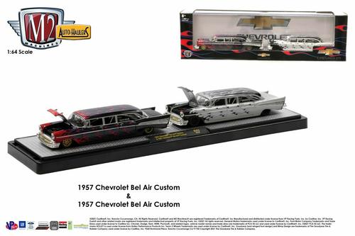 1957 Chevrolet Belair Custom Stretch Rods 2 Car Pack