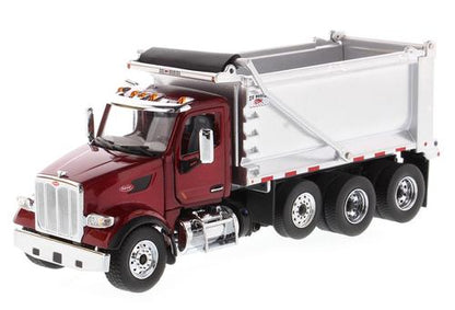 Peterbilt 567 Tandem Dump Truck with Pusher Axle