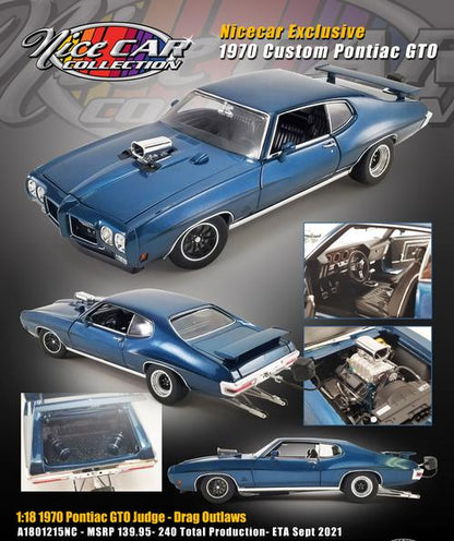 Pontiac GTO Judge 1970 "Drag Outlaws" *Nice Car Collection*
