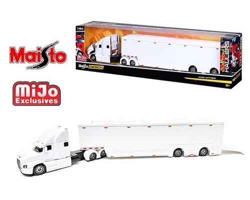 Maisto 1:64 Design Custom Hauler Mack Anthem Enclosed Transporter