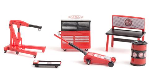 Marvel Mystery Oil Shop Tool Accessories Pack - Shop Tool Accessories Series 4 1/64